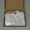 Inbagi 50 Set Funeral Memorial Pins Angel Charm Keepsakes Memorial Message Charms Pendant with Card in Loving Memory Cards with Safety Pins for Guests Mourning Brooch Sympathy Gifts