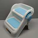 Toddler Step Stool Foldable 2 Step for Kids Collapsible Anti-Slip Stepping for Bathroom Sink, Potty Toilet, Kitchen Helper (Blue)