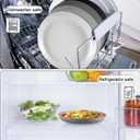HEYCOME 12 Pcs Unbreakable Deep Dinner Plates Set, 10 inch Reusable Plastic Wheat Straw Plates, Microwave and Dishwasher Safe Plate for Kitchen, Lightweight Plate for Dessert, BPA Free, Dark Gray