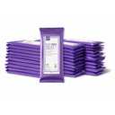 Medline ReadyBath Select Thick Adult Bath Wipes, 150 Wipes (5 Wipes, 30 Packs), Scented, No Rinse Formula with Aloe, Shower Wipes for Sensitive Skin & Alcohol-Free, 8 x 8 Inch