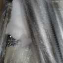 Weysat 3 Pcs Mirrored End Table with Glass Coaster Modern Silver Accent Table Bling Mirror Side Desk Crushed Crystal Coasters Crushed Diamond Cup Mat for Living Room Kitchen (Square)