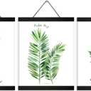 Magnetic Poster Hanger Frame In black 3 pack, 16x24 16x20 16x16 Poster Frame Wooden Magnetic Hanging Kit for Walls Map Canvas Artwork