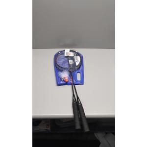 EastPoint Badminton Racket Set (2) Steel Shaft Soft Grip Rackets (2) Shuttlecock