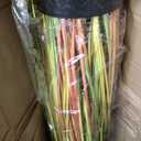 KOL Artificial 5ft Yellow Horsetail Reed Grass, 59in Tall Artificial Indoor Outdoor Fake Grass Plant, Home Office Wedding Decorative Artificial Plants in Pot Faux Plant Greenery, Housewarming Gift