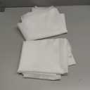 OWENIE White Sheer Curtains 72 Inches Long 2 Panels Set, Transparent Voile Sheer Curtain for Living Room Bedroom Window Sliding Glass Door Treatment, 42 x 72 Inch, White