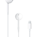Apple EarPods Headphones with Lightning Connector, Wired Ear Buds for iPhone with Builtin Remote to Control Music, Phone Calls, and Volume