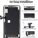 EXW for iPhone 11 PRO MAX Screen Replacement 6.5" Full HD LCD Display Digitizer, Quality Touch Screen with Repair Tools, Waterproof Seal & Protector – Compatible with A2161, A2220, A2218
