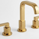 KOKOSIRI Bathroom Sink Faucet 3 Hole, 8-Inch Widespread Bathroom Vanity Faucets Copper Champagne Bronze with 2 Supply Hoses Stainless Steel, A1002CPG