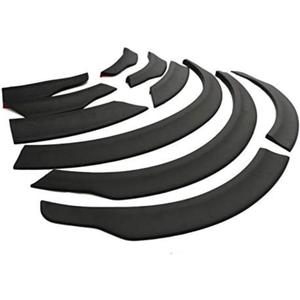 ITrims Car Accessories for Subaru Forester 2013 2014 2015 2016 2017 Fender Flares Exterior Front & Rear Fender Flares Wheel Arch Extension Cover Trim Black Plastic 10PCS