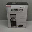 Conical Burr Coffee Grinder,3-Ear Portafilter Holder (Household, Black)