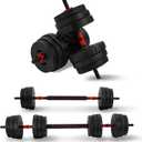 Multi-Functional Portable Changeable Dumbbell and Barbell Kettlebell Set with Adjustable Weights, Multiple Styles, 40LBS or 60LBS Sets