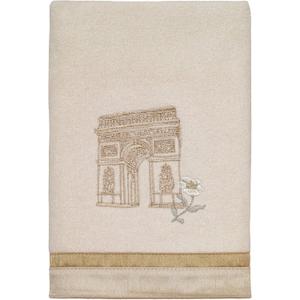 Avanti Linens - Hand Towel, Soft & Absorbent Cotton Towel (Paris Botanique Collection, Ivory) 30.00" x 16.00"