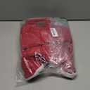 KYEESE Dog Coat Soft Pet Sweater for Cold Weather Warm Pet Winter Puffer Coat with Leash Hole Waterproof Dogs Jacket with Fleece Lined Windproof Dog Coats for Small Dogs Thick Pets Clothes with Pocket (Large, 02# Red)