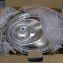 ORSDA Cat Water Fountain Stainless Steel, Automatic Pet Water Fountain, 67oz/2L Drinking Fountain Dog Water Dispenser with Water Level Window for Cats and Small Dogs- 4Pcs Filters (D36)