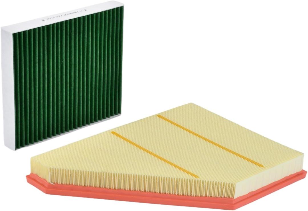 A3212C CF11966 Engine Air Filter and Cabin Air Filter for 2018-2023 Chevy Traverse/ 2019-2024 Chevy Blazer/ 2017-2023 GMC Acadia/ 2018-2024 Buick Enclave/ 2017-2024 Cadillac XT5 XT6
