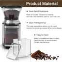 DBM-8GC Grind Chamber With Lid for Cuisinart Burr Coffee Grinder DBM-8P1, Removable Grind Chamber for Food Processor Replacement Parts