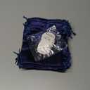 GUIFIER 30 PCS 5x7 Inch Navy Blue Satin Gift Bags with Drawstrings, Party Favor Bags with Thank You Tags, Silk Gift Bags, Small Gift Wrap Bags, Jewellery Drawstring Pouches, Baby Shower Candy Bag