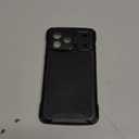 NINKI for iPhone 17 Pro Max Case with Camera Cover and Kickstand, Metal Silicone Full Body Shockproof Rugged Aluminum Phone Cover for iPhone 17 Pro Max Case 6.9 inch with Screen Protector 2025 - Black