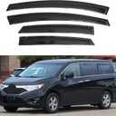 IG Window Visors Fit for 2011-2017 Nissan Quest, Out-Channel Rain Guards Vent Wind Deflectors 4PC, Car Accessories for 11-17 Quest
