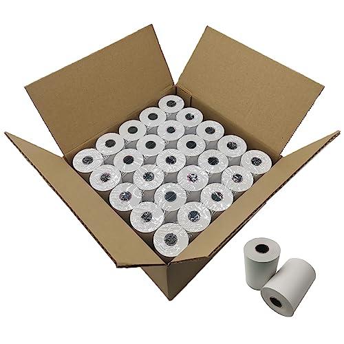 (50 Rolls) 2 1/4 x 50 Thermal Paper Rolls, BPA Free Thermal Receipt Paper Rolls, 2.25 inch Width and 50 ft Longth Per Thermal Paper Receipt Roll