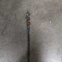 Flexible Installer Drill Bit 3/4 Inch x 54 Inch, Wire Pulling and Fishing, Auger Head Installer Drill Bit, Fish Bit for Pulling Wires in Walls Ceilings and Sidewalks, 1/4" 3-Flat Anti-Slip Shank