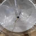 Plug in Pendant Light, 18 Rattan Plug in Chandelier with 15.7FT Light Cord, Hanging Light with Handwoven Hemp Rope Lampshade for Living Room Bedroom Kitchen