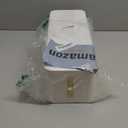 Cable Management Box, Large Cord Organizer Box to Hide Power Strip & Under Desk,TV Computer Wires Cable Organizer Hider Box with Cable Clips&Reusable Cable Ties for Home/Office(White)