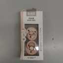 BIBS Pacifiers - Studio 2 Pack | Round Nipple Baby Pacifier | BPA Free Natural Rubber Latex Soother | Made in Denmark | Size 6+ Months | Jasmine Blush