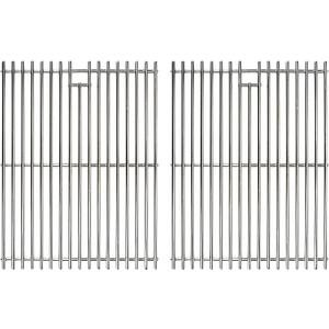 Grill Grates for Nexgrill 4 Burner 720-0830H 720-0830D 720-0670A 720-0783C 720-0783E 720-0958A, 17" Stainless Replacement Parts for 5 Burner 720-0888N Charbroil 463241113 463446015, Kenmore Gas Grill