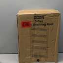 Storage Shelves - 5 Tier Shelf Organizer, Heavy Duty Garage Shelving Unit with Leveling Feet, Stable Metal Shelves Organizer for Pantry, Kitchen and Closet, 33.0" W x 12.6" D x 72.0" H, Black