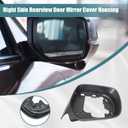 GXARTS Right Side Rearview Door Mirror Cover Housing Compatible With Lexus GX460 2010 2011 2012 2013 2014 2015 2016 2017 2018 2019 2020 2021 2022 2023