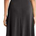 Maggy London Women's Dresses Women's V-Neck Flutter Sleeve Midi Dress with Ruched Bodice and A-Line Skirt - Elegant Wedding Guest Cocktail Dresses, Black, 0