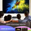 Blu Ray DVD Player, WISCENT Full HD 1080p Home Theater Disc System, Region A/1 Blu-Rays, HD Blu-Ray DVD Player for TV with Coaxial Audio/HDMI/AV/Output, USB Input, Built-in PAL NTSC