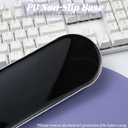 Gel Wrist Rest with Mouse Pad, Purple Ergonomic Office Mousepad with Wrist Support Wrist Rest for Computer Keyboard Set, Non-Slip Base Memory Gel Designfor Desk, Office, Home (Purple)