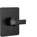Delta Velum 14 Series Square Bathtub and Shower Faucet Set, Matte Black Shower Head and Handle Set, Valve Trim Kit, Matte Black T14437-BL (Valve Not Included)