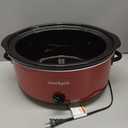 Crock-Pot 8-Quart Manual Slow Cooker, XL Family Size Serves 10+ People, Removable Stoneware with Warming Setting, Dishwasher Safe for Easy Cleanup, Red