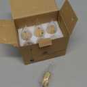 25 Watt Candelabra Bulbs, Dimmable E12 Chandelier Bulb, Ultra-Fine Filament Candelabra LED Bulbs 2W Equal 25W Vintage Amber Light Bulbs 2000K Soft Warm, 6 Pack