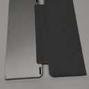 MicroPack Foldable Bluetooth Keyboard with Touchpad & Stand for iPad/iPhone/MacBook, Designed Only for macOS & iOS, Portable Rechargeable Keyboard with PU Leather Cover  Grey