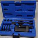 13Pcs Motorcycle Chain Breaker Set motorcycle chain breaker tool kit motorcycle chain rivet tool for Cam and 25 to 630 Motorcycle, Bike, ATV Chains