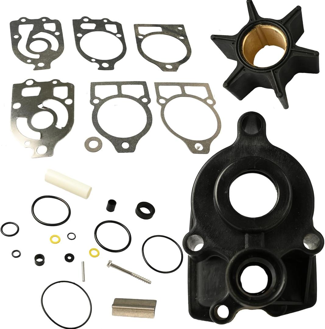 96148Q8 Water Pump Impeller Kit for Mercury Marine V6 Outboard 75-225HP & MerCruiser Alpha One Stern Drive, Replaces 46-96148Q8, 96148A8, 96148A5