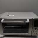 Nuwave Bravo 12-in-1 Air Fryer Toaster Oven Combo, Airfryer Convection Oven Countertop, 1800 Watts, 21-Qt Capacity, 50°-450°F Temp Controls, 65 Recipes & 4 Accessories, Silver- Stainless Steel