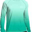 Men's UPF 50+ Sun Protection Hoodie Shirt Long Sleeve SPF Fishing Outdoor UV Hiking Lightweight Shirts (Blue, S)