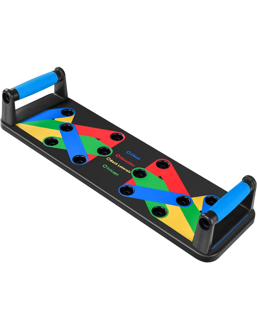 Push Up Board 9 in 1 Home Workout Equipment Multi-Functional Pushup Bar System Fitness Floor Chest Muscle Exercise Professional Equipment Burn Fat Strength Training Arm