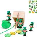 MM MEGIJAAKI 33 Pcs DIY Leprechaun Trap Kit St Patricks Day Craft Kits, How to Trap a Leprechaun Kit St. Patrick's Day Decorations Catch a Leprechaun Traps (30)