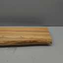 Floating Shelves Set of 2, Solid Elm Wood Wall Shelves 32 Inch - Invisible Bracket Mount for Living Room, Bedroom, Kitchen, Bathroom - Natural