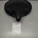 Bicycle Seat, Bike Seat for Women Men Extra Comfort Wide, Oversized Comfortable Seats Saddle for Peloton Bikes, Fit for Exercise Bikes, Electric Bikes, Mountain Bikes, Cruiser Bikes (Black)