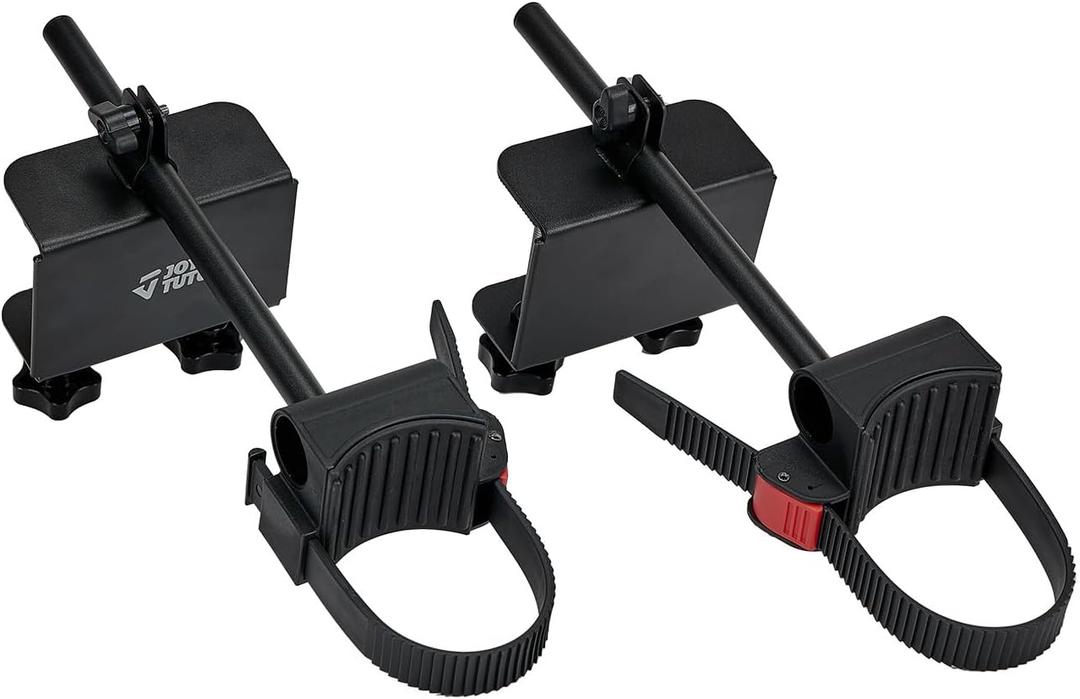 JOYTUTUS Truck Bed Bike Rack Mount, Bike Rack for Pickup Truck Bed, No Remove Tire, Anti-Wobble Bike Holder, Strengthen Metal Bicycle Mount