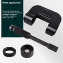 Professional Brake Anchor Pin & Bushing Removal Tool  10-Ton Heavy-Duty Design, Brake Anchor Pin Press Compatible with Class 6-8 Commercial Vehicles