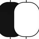 Selens Black White Backdrop 59x39.3inches Pop Up Collapsible Background with Carrying Bag for YouTube Streaming Photo Studio Photography (39x59"/1x1.5m)