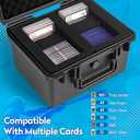 Eligara Graded Card Storage Box, PSA Slab Case Holder Compatible with 40 Graded Cards, Top Loader Storage Hard Cases, Waterproof Trading Card Storage Boxes for Top Loaders, Sports Card, One Touch